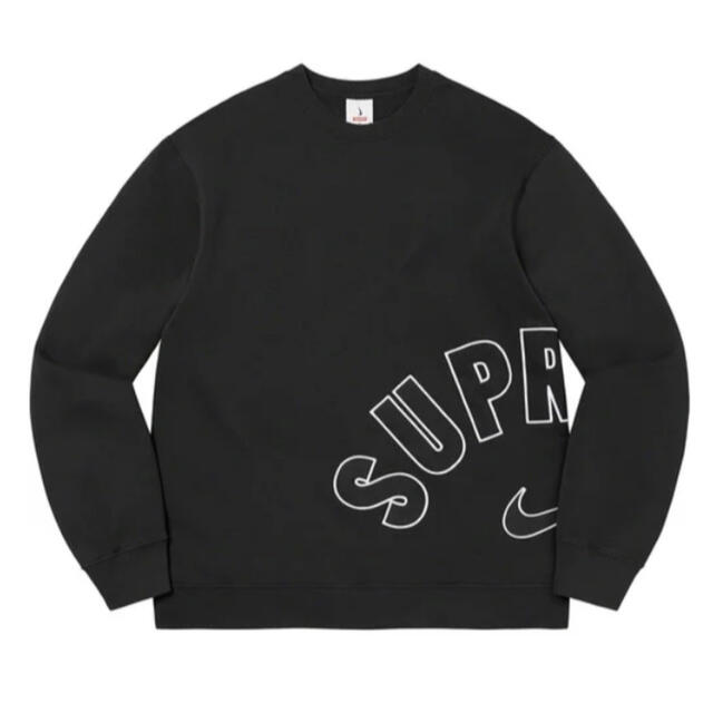 Supreme Nike Arc Crewneck Black 黒 Lスウェット