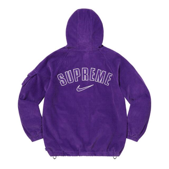 新品 送料無料 Supreme Nike Arc Hooded Jacket 紫