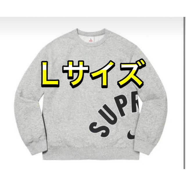 Supreme - Supreme Nike Arc Crewneck Grey Lサイズの通販 by pooh's shop｜シュプリームならラクマ