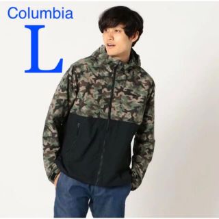 値下げ！　Columbia マウンテンパーカー　迷彩　カモフラ　フリース　M.L