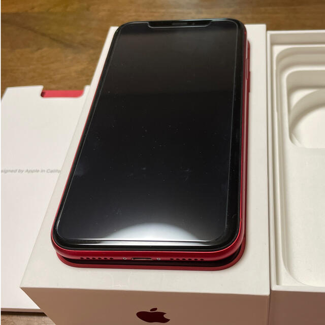 【最終値下げ】iphone xr RED  64GB SIMフリー