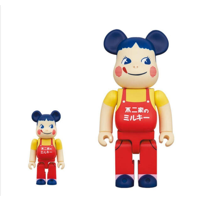 BE＠RBRICK ホーロー看板 ペコちゃん 100％ & 400％