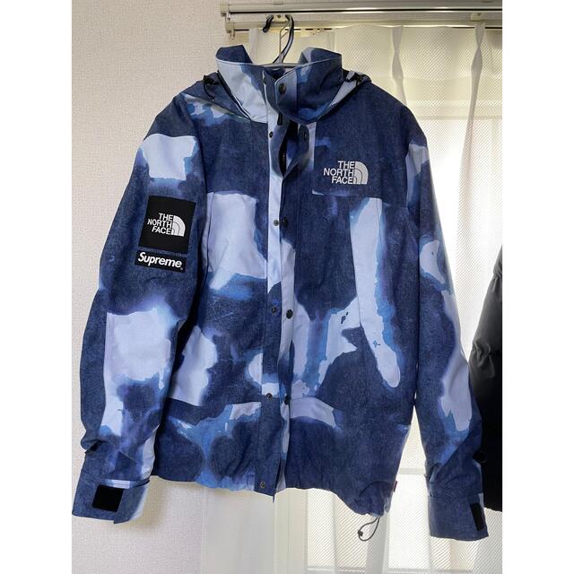 マウンテンパーカーSupreme Bleached Denim Mountain Jacket L