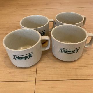 コールマン(Coleman)の【値下げ】コールマン　メラミンコップ4個(食器)