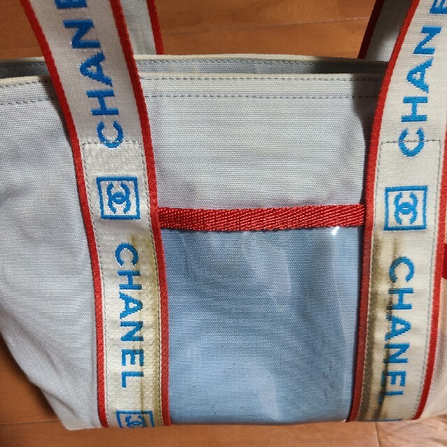 CHANEL(シャネル)のCHANEL シャネル スポーツライン 小 サーフ キャンバス ミニショルダー レディースのバッグ(ハンドバッグ)の商品写真