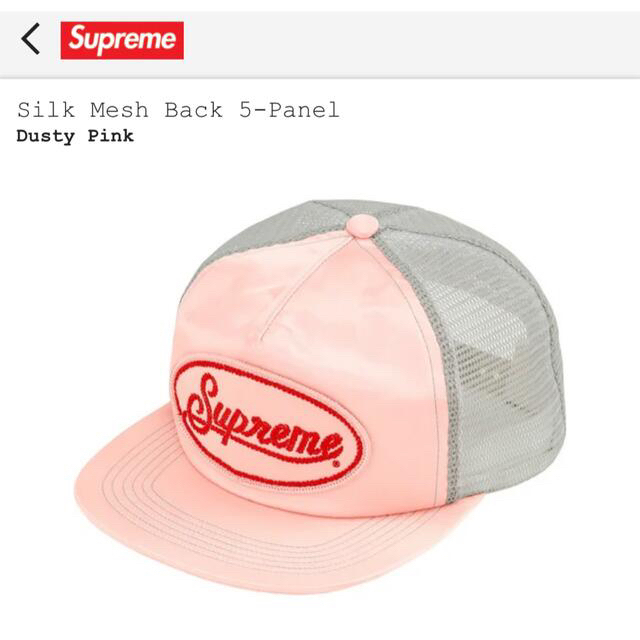 Supreme 2022新作 Silk Mesh Back 5panel