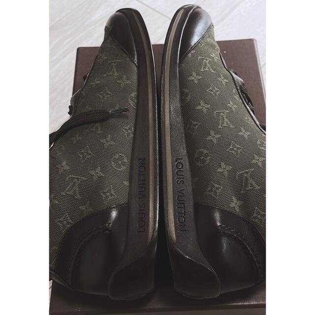 LOUIS VUITTON(ルイヴィトン)のLOUISVUITTON ルイヴィトン スニーカー カーキ モノグラム  レディースの靴/シューズ(スニーカー)の商品写真