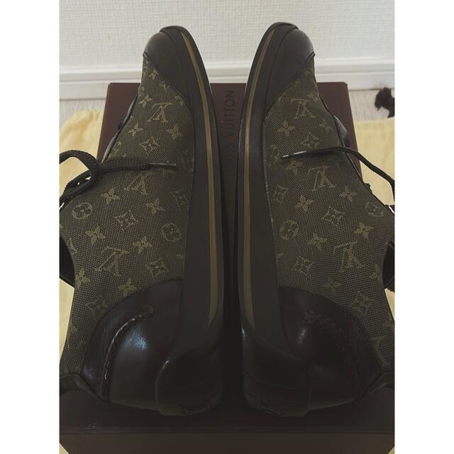 LOUIS VUITTON(ルイヴィトン)のLOUISVUITTON ルイヴィトン スニーカー カーキ モノグラム  レディースの靴/シューズ(スニーカー)の商品写真