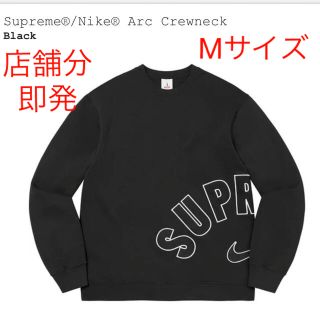 黒 M サイズ supreme kanji logo crewneck