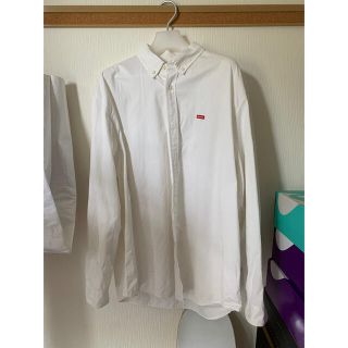 シュプリーム(Supreme)のFW/21 Supreme Small Box Shirt   ホワイト(シャツ)