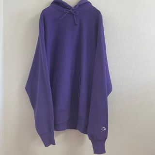 チャンピオン(Champion)の【希少ラージ】チャンピオン リバースウィーブ パーカー パープル XL 3XL(パーカー)