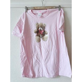 ナイルパーチ(NILE PERCH)のNILE PERCH ピンク熊シャツ(Tシャツ(半袖/袖なし))