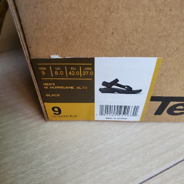 Teva(テバ)の【新品】【27.0cm】テバ サンダル  ハリケーン XLT2 ブラック メンズの靴/シューズ(サンダル)の商品写真