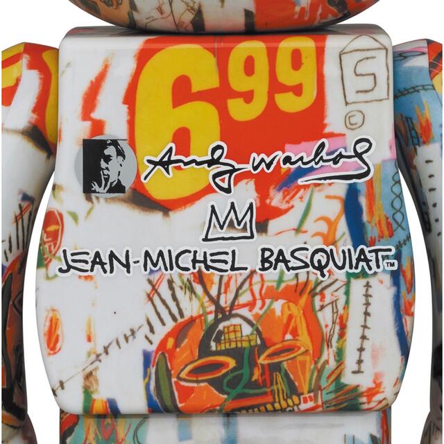 MEDICOM TOY(メディコムトイ)のBE＠RBRICK AndyWarhol×JEAN-MICHELBASQUIAT エンタメ/ホビーのフィギュア(その他)の商品写真