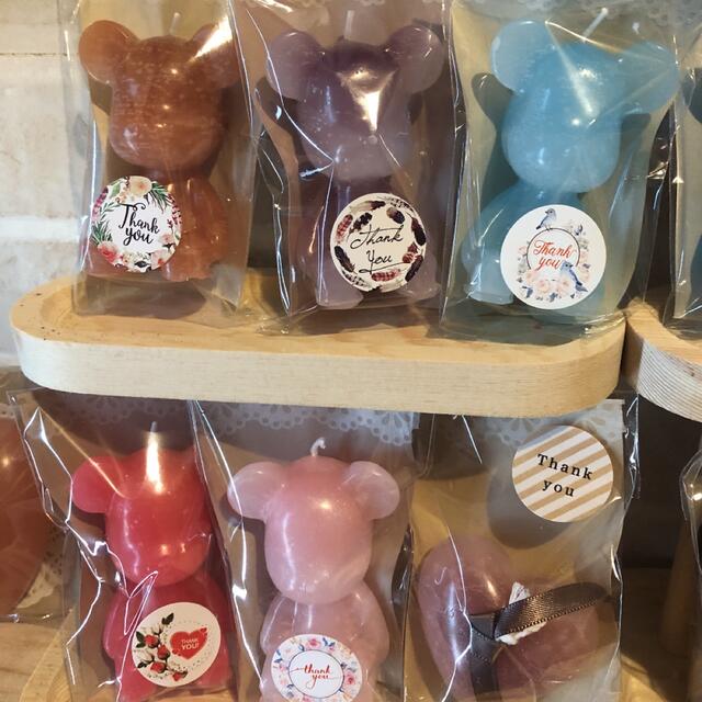 JO1メンカライメージくまちゃんキャンドル コスメ/美容のリラクゼーション(キャンドル)の商品写真