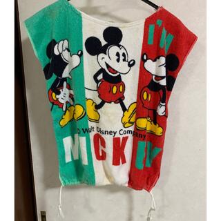 ディズニー(Disney)のミッキーマウス　タオル地　Tシャツ(Tシャツ/カットソー)