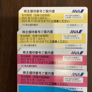 エーエヌエー(ゼンニッポンクウユ)(ANA(全日本空輸))のANA株主優待券(その他)