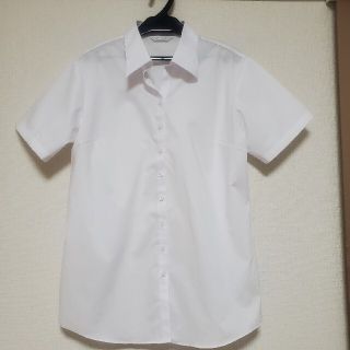 アオヤマ(青山)の洋服の青山　レディース　Yシャツ　トップス　半袖　15号　❀(シャツ/ブラウス(半袖/袖なし))