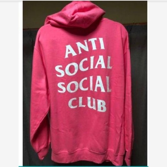 ANTI SOCIAL SOCIAL CLUB(アンチソーシャルソーシャルクラブ)のAnti Social Social Club パーカー Lピンク メンズのトップス(パーカー)の商品写真