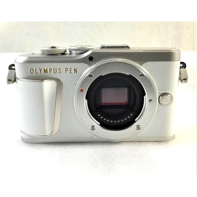 ☆極美品☆ OLYMPUS PEN E-PL10 ボディ ミラーレス ホワイト 正規激安