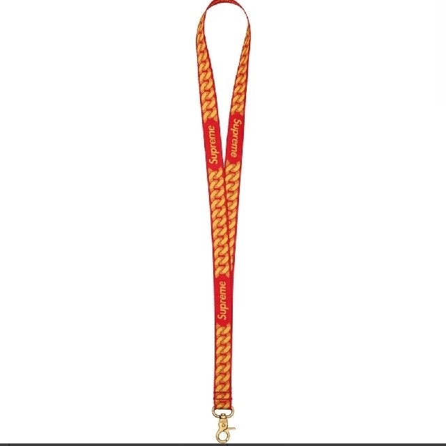 Supreme(シュプリーム)のSupreme Cuban Links Lanyard "Red" スマホ/家電/カメラのスマホアクセサリー(ネックストラップ)の商品写真