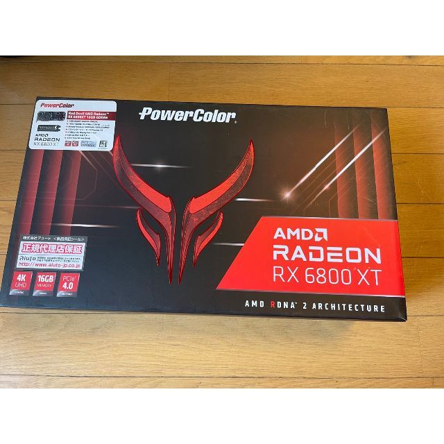 新品】 PowerColor AMD Radeon RX6800XT 搭載 グラフィック PCパーツ