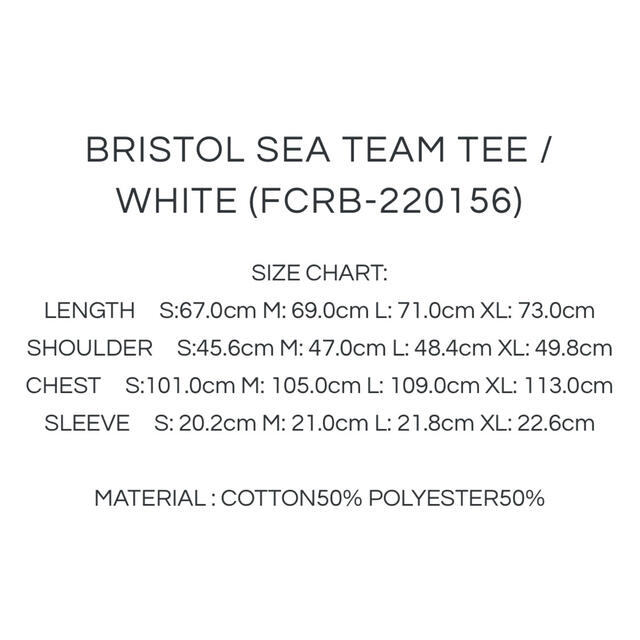 BRISTOL SEA TEAM TEE / WHITE Lサイズ
