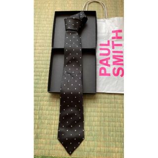 ポールスミス(Paul Smith)の【正規品】PAUL SMITHクロドット柄ネクタイー新品未使用(ネクタイ)