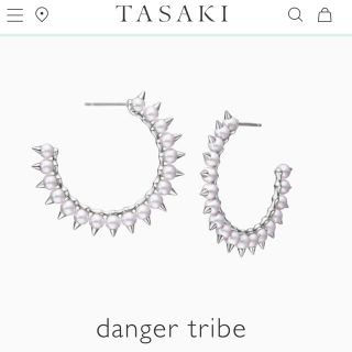 【美品】TASAKI デインジャー トライブ ラージ ピアス(ピアス)