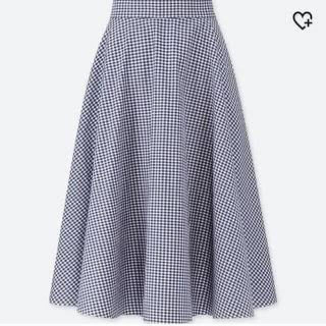 UNIQLO(ユニクロ)のUNIQLO サーキュラースカート　ネイビー　S レディースのスカート(ロングスカート)の商品写真