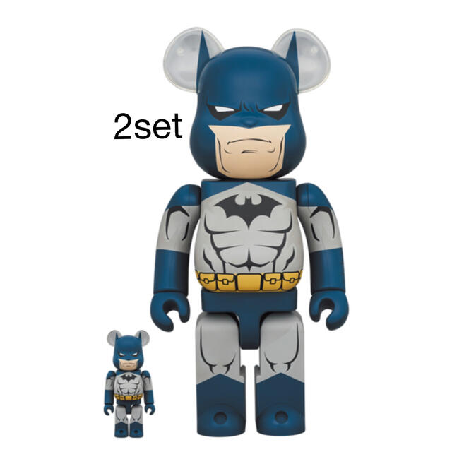 フィギュア2セット BE@RBRICK BATMAN HUSH 100％ & 400％