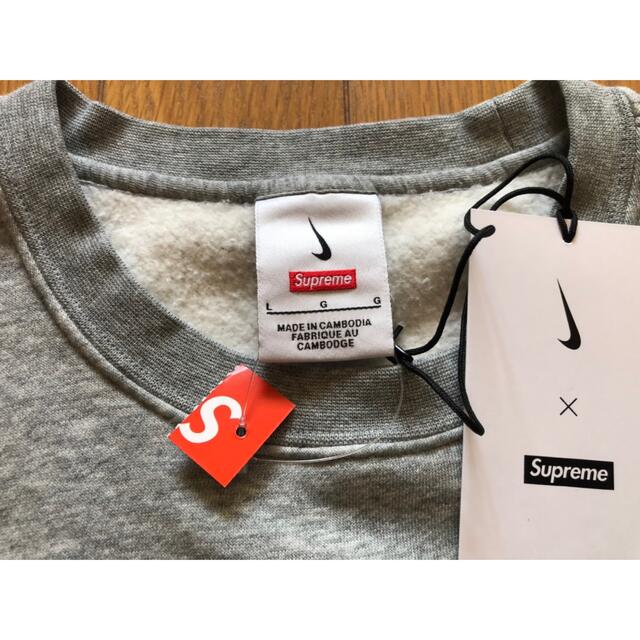 22ss Supreme Nike Arc Crewneck グレー