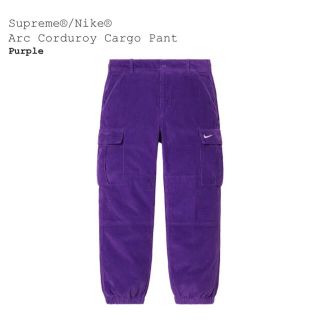 シュプリーム(Supreme)の M SupremexNike Arc Corduroy Cargo Pants(ワークパンツ/カーゴパンツ)