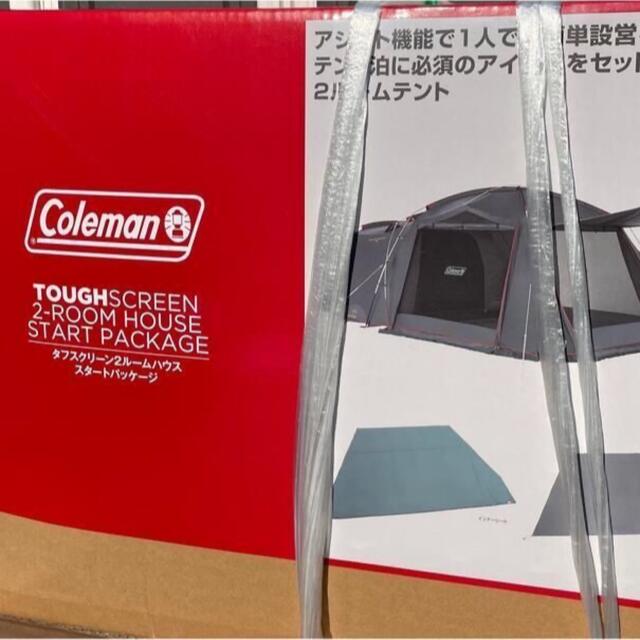 Coleman(コールマン)の★新品未使用★タフスクリーン2ルーム　グレー　スタートパッケージ スポーツ/アウトドアのアウトドア(テント/タープ)の商品写真