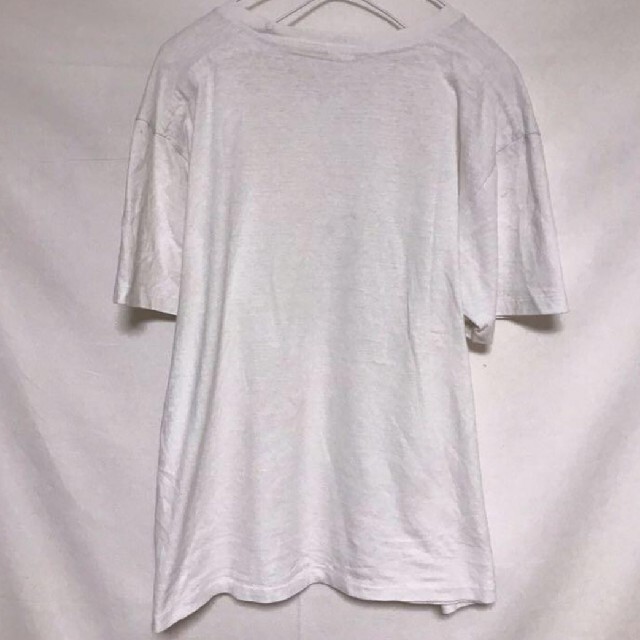 YAECA(ヤエカ)のYAECA STOCK ヤエカ ストック Tシャツ おじさん メガネ ホワイト レディースのトップス(Tシャツ(半袖/袖なし))の商品写真