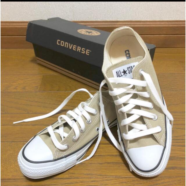 【新品】CONVERSE コンバース オールスター　ベージュ　ミルクティー