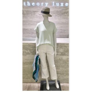 セオリーリュクス(Theory luxe)のTheory luxe  ウォッシャブルブラウス　ペールミント(シャツ/ブラウス(半袖/袖なし))