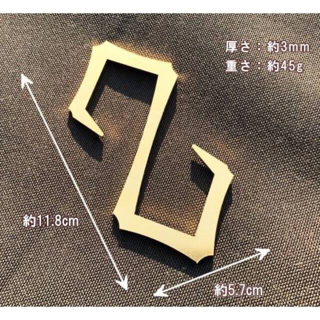 真鍮 S字フック Lサイズ 1個 新潟県燕三条発 焚火ハンガー 焚火ギア スポーツ/アウトドアのアウトドア(その他)の商品写真