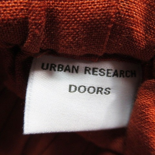 URBAN RESEARCH DOORS(アーバンリサーチドアーズ)のアーバンリサーチ ドアーズ パンツ ワイド ウエストゴム 麻 無地 ONE 茶 レディースのパンツ(その他)の商品写真