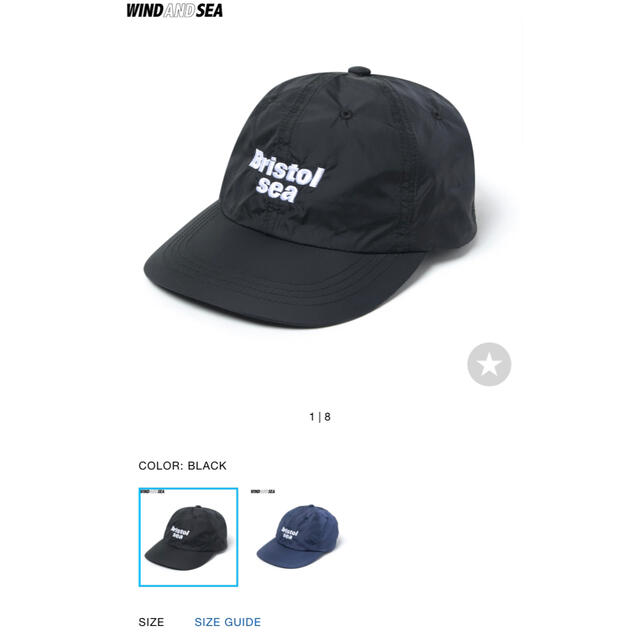 帽子WIND AND SEA BRISTOL SEA NYLON TEAM CAP