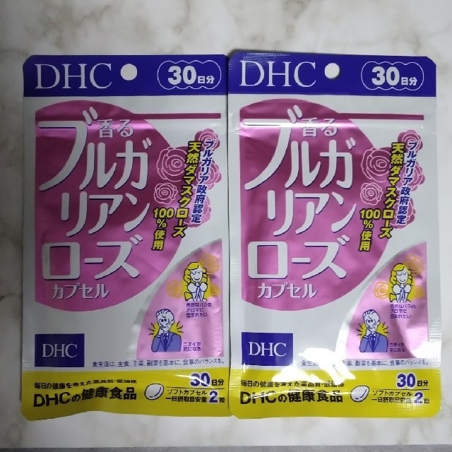 DHC(ディーエイチシー)の✨はんぺん様専用✨DHC 香るブルガリアンローズカプセル30日分 コスメ/美容のオーラルケア(口臭防止/エチケット用品)の商品写真