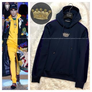 ドルチェ&ガッバーナ(DOLCE&GABBANA) パーカー(メンズ)(プルオーバー 公式通販ストア 美品 ドルチェ&ガッバーナパーカー パーカー