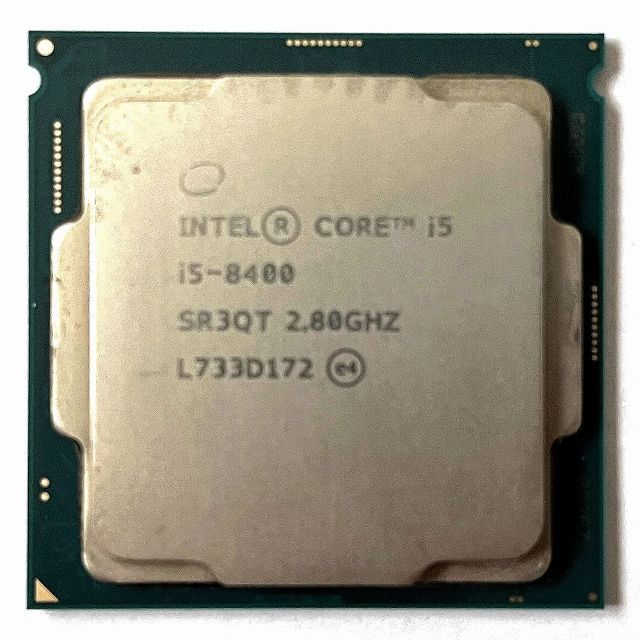 【動作品】intel Core i5-8400 SR3QT 2.80GHzスマホ/家電/カメラ