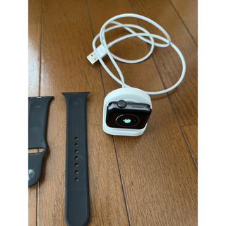 アップルウォッチ(Apple Watch)のアップルウォッチ3 38mm スペースグレイ GPSモデル(腕時計(デジタル))