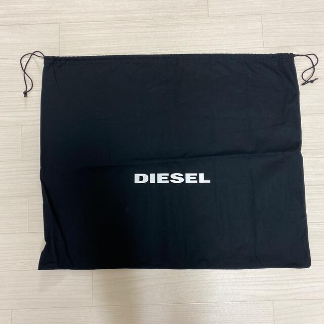 DIESEL(ディーゼル)の美品✨ＤＩＥＳＥＬ　大きめの布巾着　ブラック メンズのバッグ(その他)の商品写真