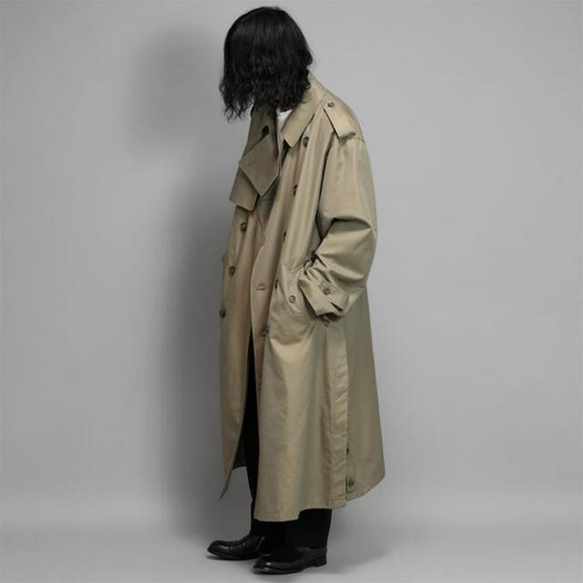 stein Oversized Overlapped Trench Coat - トレンチコート