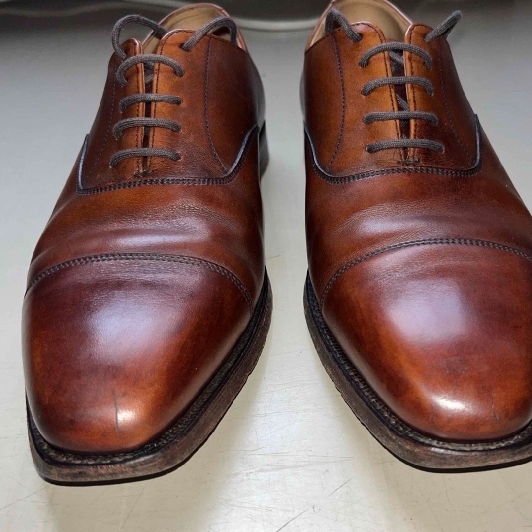 Crockett&Jones(クロケットアンドジョーンズ)の【中古・希少】クロケット&ジョーンズ✖️ships サイズ：6 1/2  メンズの靴/シューズ(ドレス/ビジネス)の商品写真