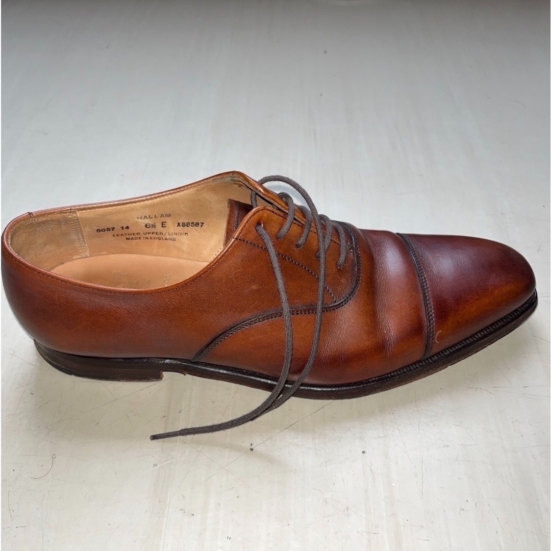 Crockett&Jones(クロケットアンドジョーンズ)の【中古・希少】クロケット&ジョーンズ✖️ships サイズ：6 1/2  メンズの靴/シューズ(ドレス/ビジネス)の商品写真