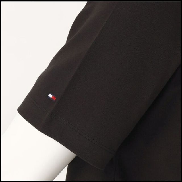 TOMMY HILFIGER(トミーヒルフィガー)のアイコンバッジTシャツ　北村匠海 着用商品 TOMMY×TAKUMI ブラックL メンズのトップス(Tシャツ/カットソー(半袖/袖なし))の商品写真