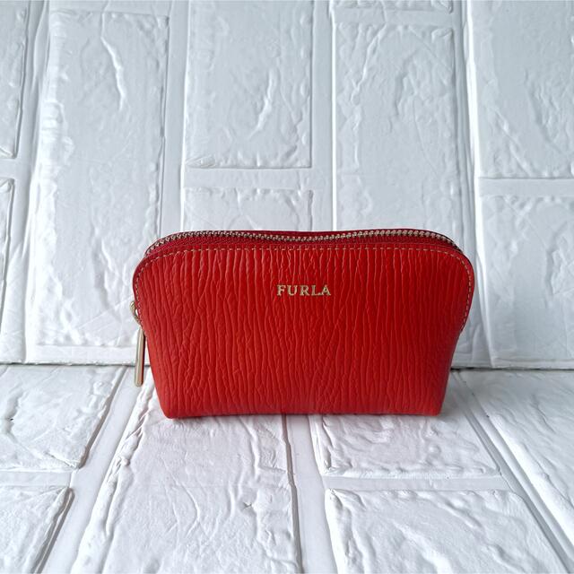 Furla(フルラ)の✨美品✨ ビタミンカラー✨ フルラ ポーチ3点セットコスメポーチ 小物入れ レディースのファッション小物(ポーチ)の商品写真